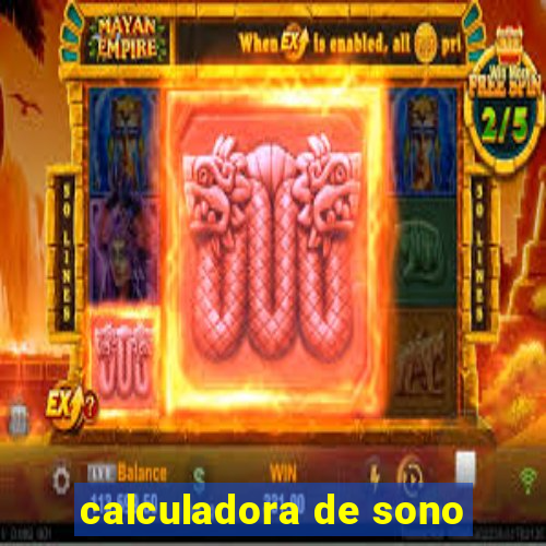 calculadora de sono